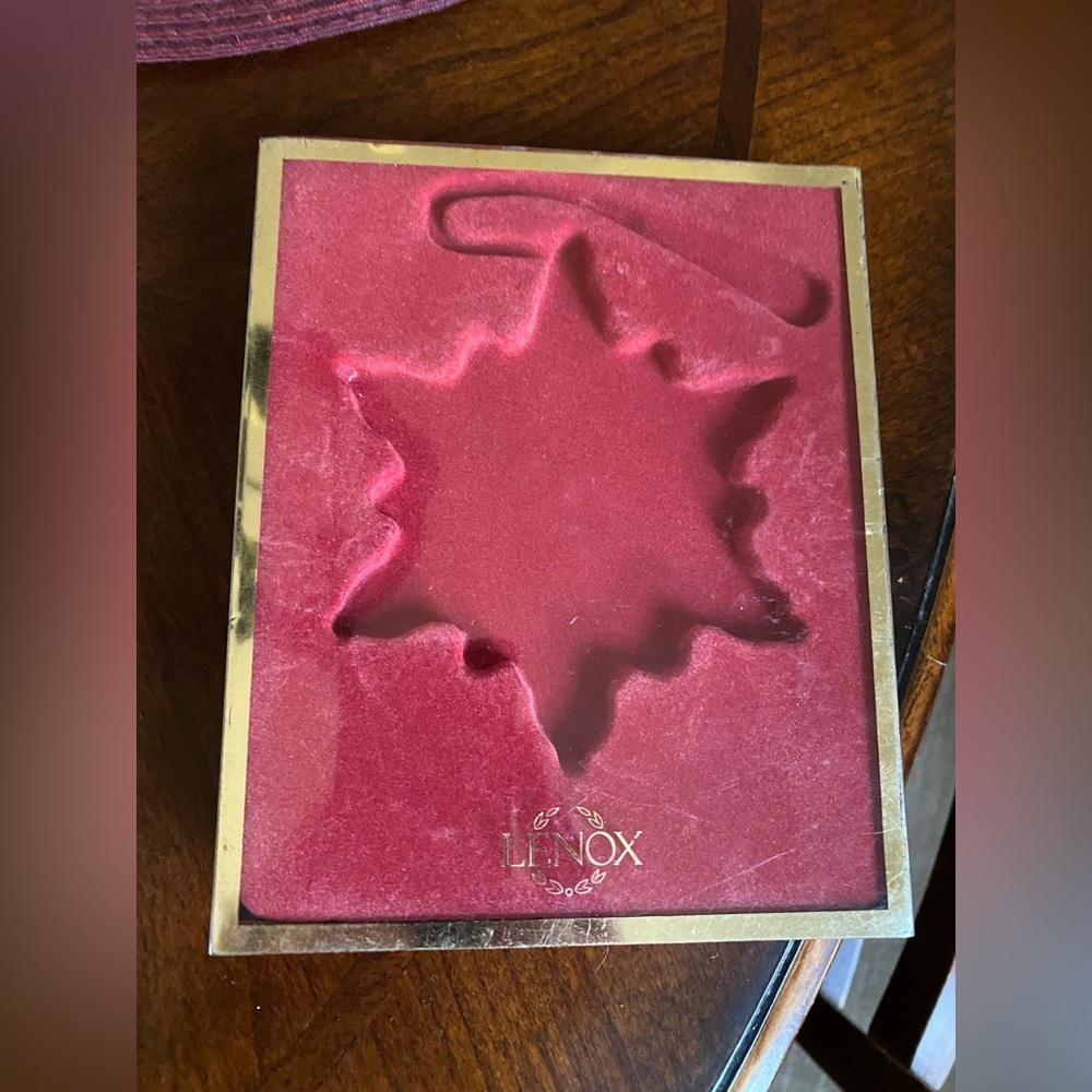 Lenox China Jewels Star Ornament Box Only – Replacement Packaging
